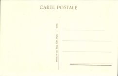 VINTAGE POSTCARD Musee of Louvre J has Watteau Finette