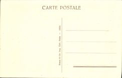 VINTAGE POSTCARD Museum of Louvre Fr Butcher the Nest Goat