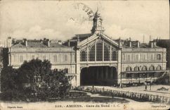 VINTAGE POSTCARD Amiens Parks North
