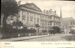 CPA Amiens Palais de Justice Facade rue Victor Hugo 