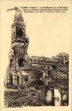 CPA Albert La Basilique N D de Brebieres apres les premiers bombardements allemands Militaria