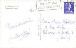 MODERN CARD Amiens the Place Rene Goblet