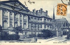 CPA Amiens La Cour d'Appel et la Cathedrale 