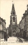 VINTAGE POSTCARD Old Amiens the Church Holy Leu