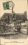 CPA Amiens Cathedrale et le Marche sur l'eau 