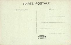 VINTAGE POSTCARD Doullens the Belfry Motor bike Naphtha