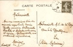 VINTAGE POSTCARD Gamaches Church