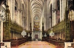 CPA Amiens La Cathedrale Les stalles