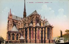 VINTAGE POSTCARD Amiens the Cathedral the Apse