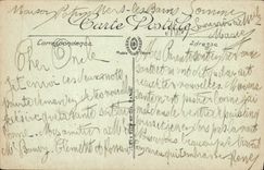 VINTAGE POSTCARD Seas les Bains Last Villas the Cliff