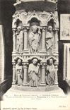 CPA Musee de Sculpture Comparee Cathedrale d'Amiens Facade meridionale Soubassement du Trumeau de la porte St Honore