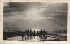 VINTAGE POSTCARD Ault Onival Sunset