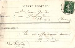 VINTAGE POSTCARD Amiens Town hall