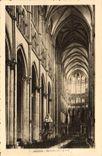 VINTAGE POSTCARD Amiens Cathedral the nave
