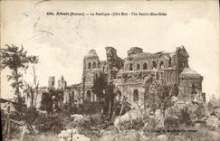 CPA Albert La Basilique Militaria