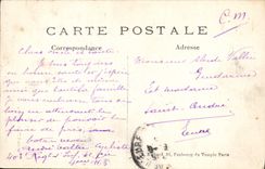 VINTAGE POSTCARD the Bell-tower of the Basilica of Albert after the bombardment