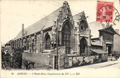 VINTAGE POSTCARD Amiens the Hotel God Construction of the XV S