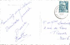 POSTAL MODERNA lago annecy