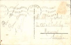 VINTAGE POSTCARD Royan Conche de Foncillon and the new pier