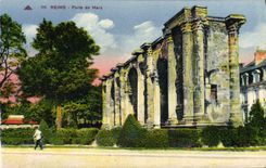 VINTAGE POSTCARD Rheims Carries Mars