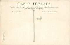 VINTAGE POSTCARD Paris Louvre Counter Of the Saints Fathers