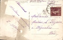 CPA Monaco Vue Prise Entre Les Fleurs