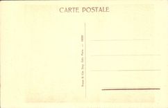 VINTAGE POSTCARD Greuze Fear Paris Museum of Louvre