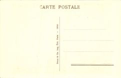 VINTAGE POSTCARD François Butcher Pastoral Paris Museum of Louvre