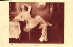 VINTAGE POSTCARD the Watelet Morning