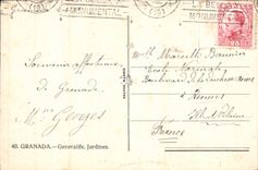CPA Granada Generalife Jardines