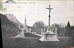 VINTAGE POSTCARD Heavy Basilica And Breton Martyrdom