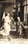 VINTAGE POSTCARD Royal Museum Of Antwerp Van Der Weyden the Annunciation Angel