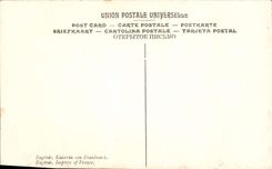 VINTAGE POSTCARD Miss Pin Eugenie Empress Of the French Museum of Versailles