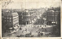 CPA Paris Avenue De L'Opera