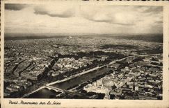 CPA Paris Panorama Sur La Seine