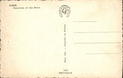 CPA Paris Panorama Sur La Seine