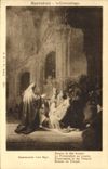 VINTAGE POSTCARD Rembrandt Van Rijn Mauritshuis Gravenhage presentation with the temple