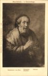 VINTAGE POSTCARD Rembrandt Van Rijn Mauritshuis Gravenhage Homere