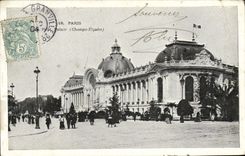 VINTAGE POSTCARD Paris Petit Palais Champs Elysées