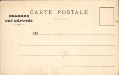 VINTAGE POSTCARD Paris House of Commons Herodote Library questions the traditions of the Magi