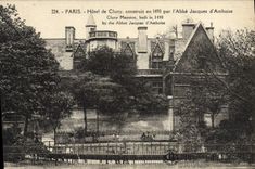 CPA Paris Hotel De Cluny Abbe Jacques d'Amboise