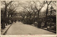 CPA Paris Le Marche aux Fleurs