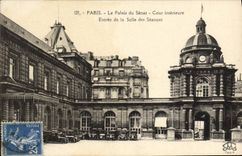 CPA Paris Le Palais Du Senat Cour Interieure Entree de la salle des seances