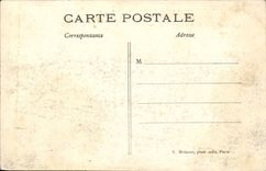 CPA Le Comte Da Lambert sur son aeroplane Wright passant au dessus de la Seine Paris Tour Eiffel Avion