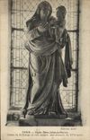 CPA Paris Eglise Saint Julien le Pauvre Statue de la Vierge 