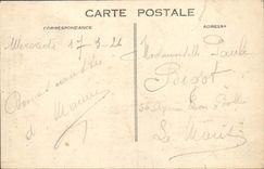 VINTAGE POSTCARD Paris Church Julien Saint the Poor Statue of the Virgin