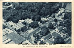 VINTAGE POSTCARD Paris Seen Air Of Fair Colonial 1931 Beautiful arts the United States