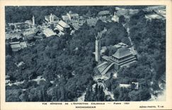 CPA Paris Vue Aeriennne De L'Exposition Coloniale 1931 Madagascar