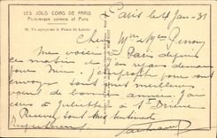 CPA Paris Un apercu sur le Palais du Louvre