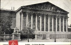 VINTAGE POSTCARD Paris the Palais Bourbon